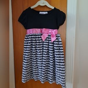 Blueberi Boulevard black and white dress